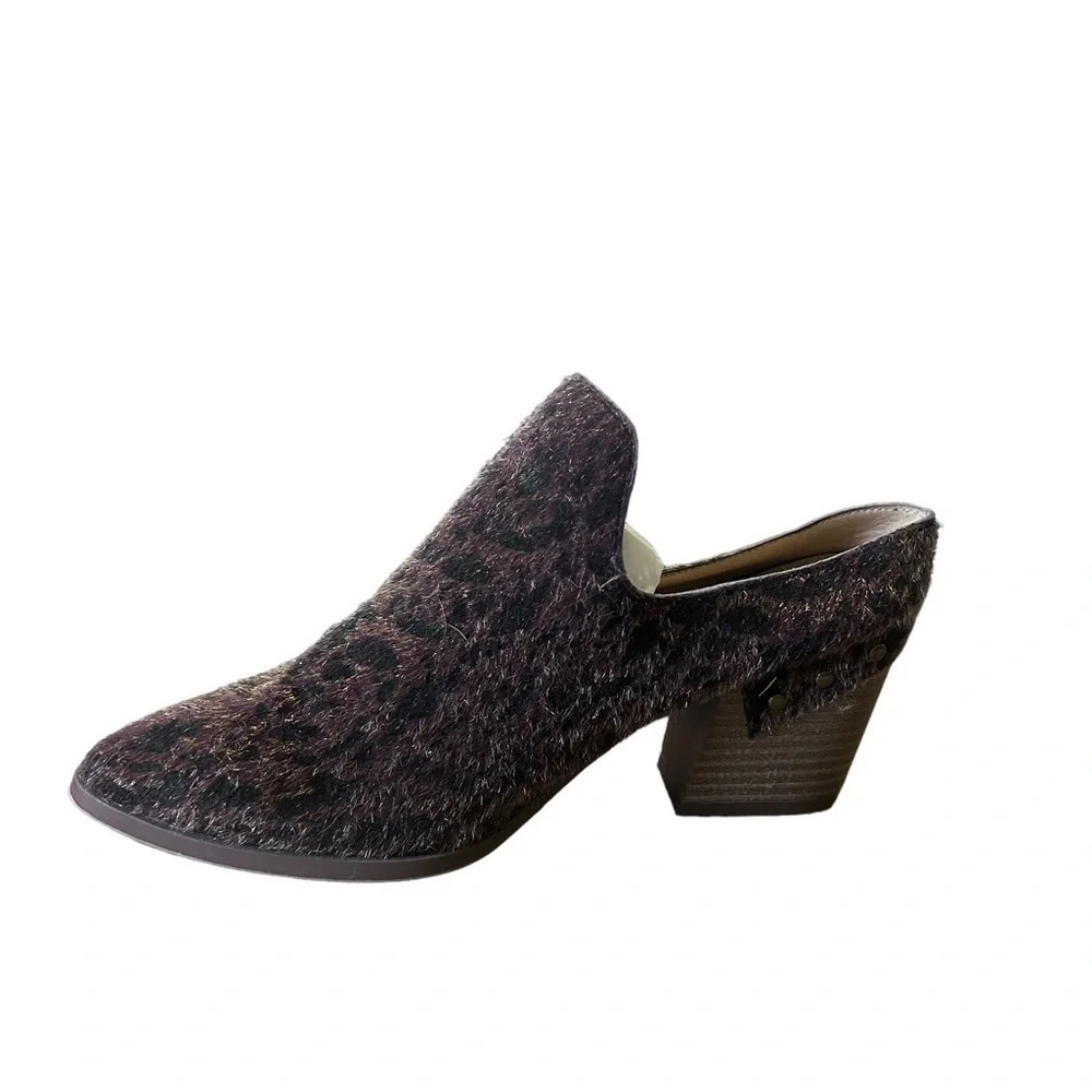 C Comfort Leopard Mule Slip on Heels size 8 - Picture 9 of 11